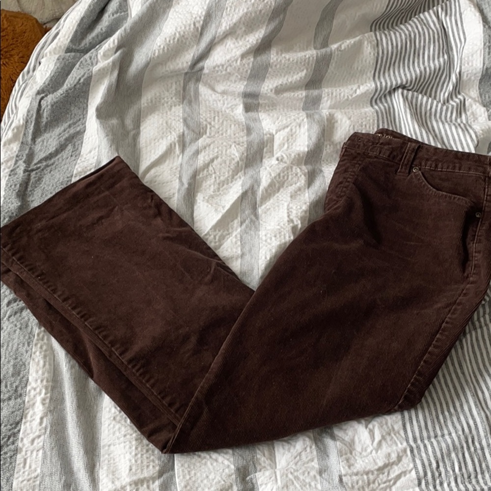 brown corduroy pants